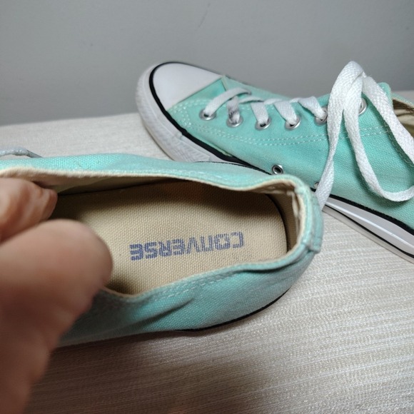 Converse Unisex CT All Star Teal Green Sneakers Size M 8 W 10 Low Top - Picture 7 of 13
